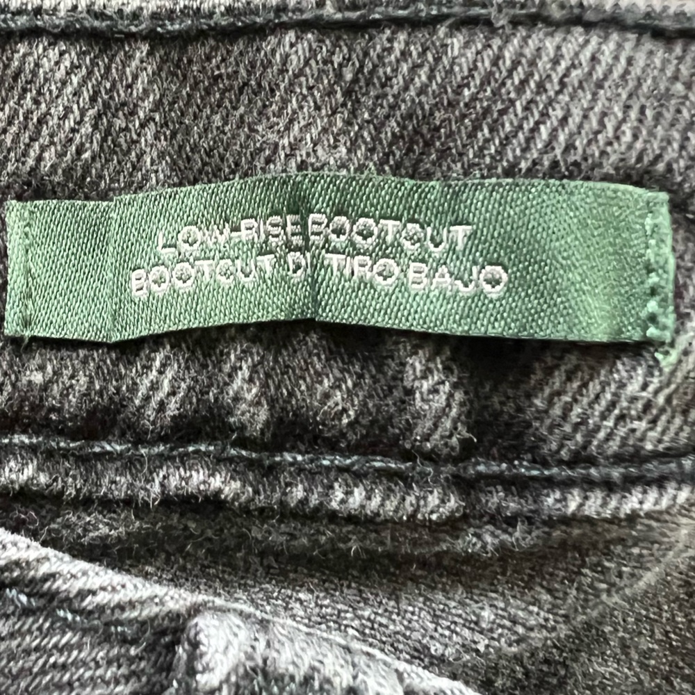 Wild Fable Womens low rise bootcut Charcoal Denim Jeans size 8 - Picture 5 of 9